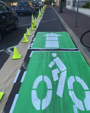protected bike lane