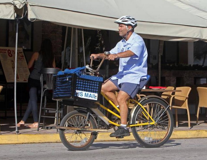post by bike