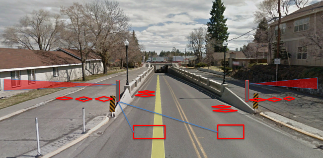 Bike counters at the Franklin underpass